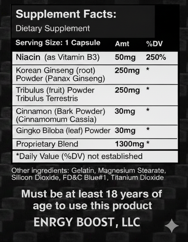 double strength  BLACK/BLUE -     6 capsules monthly