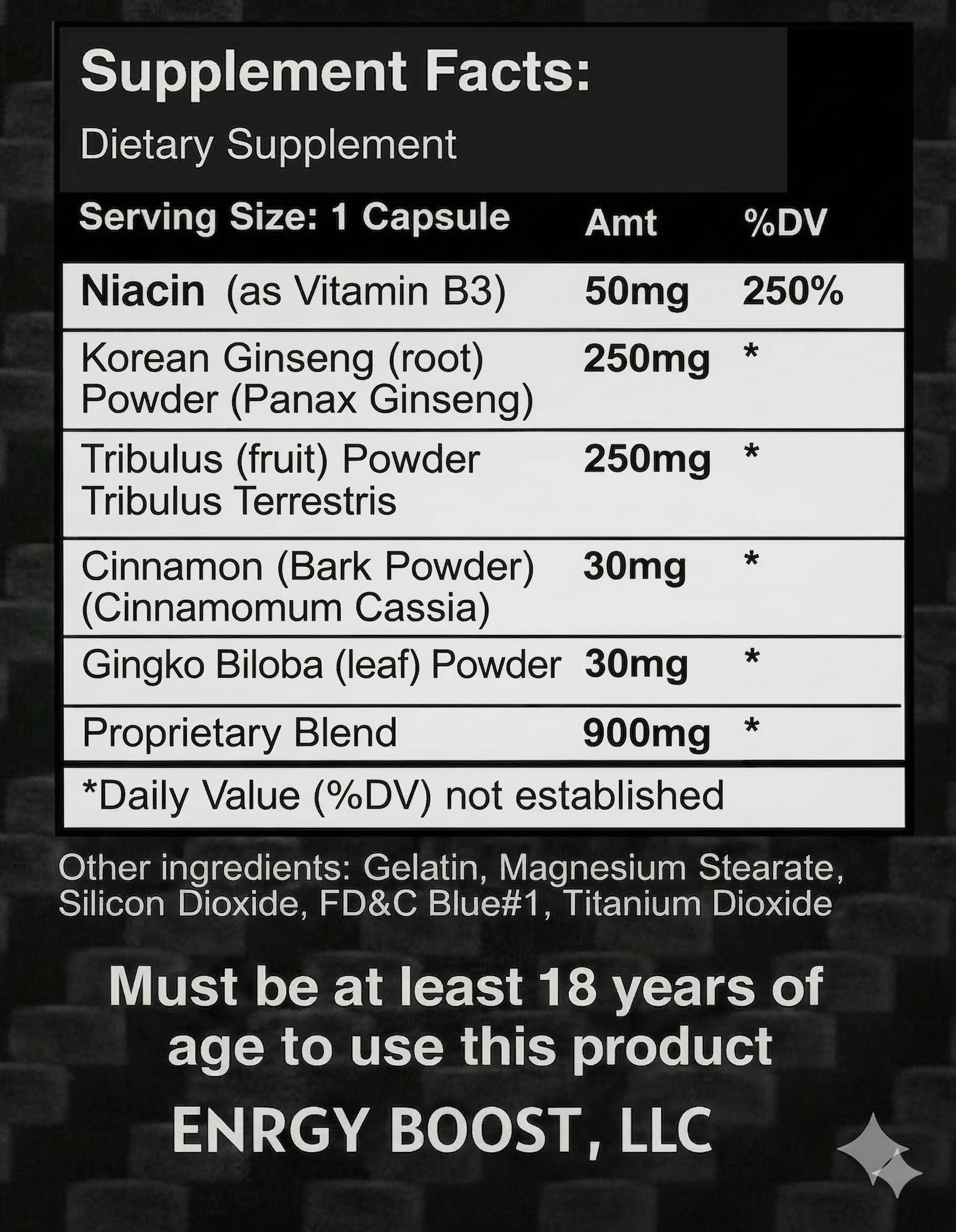 GOLD - 4 capsules monthly