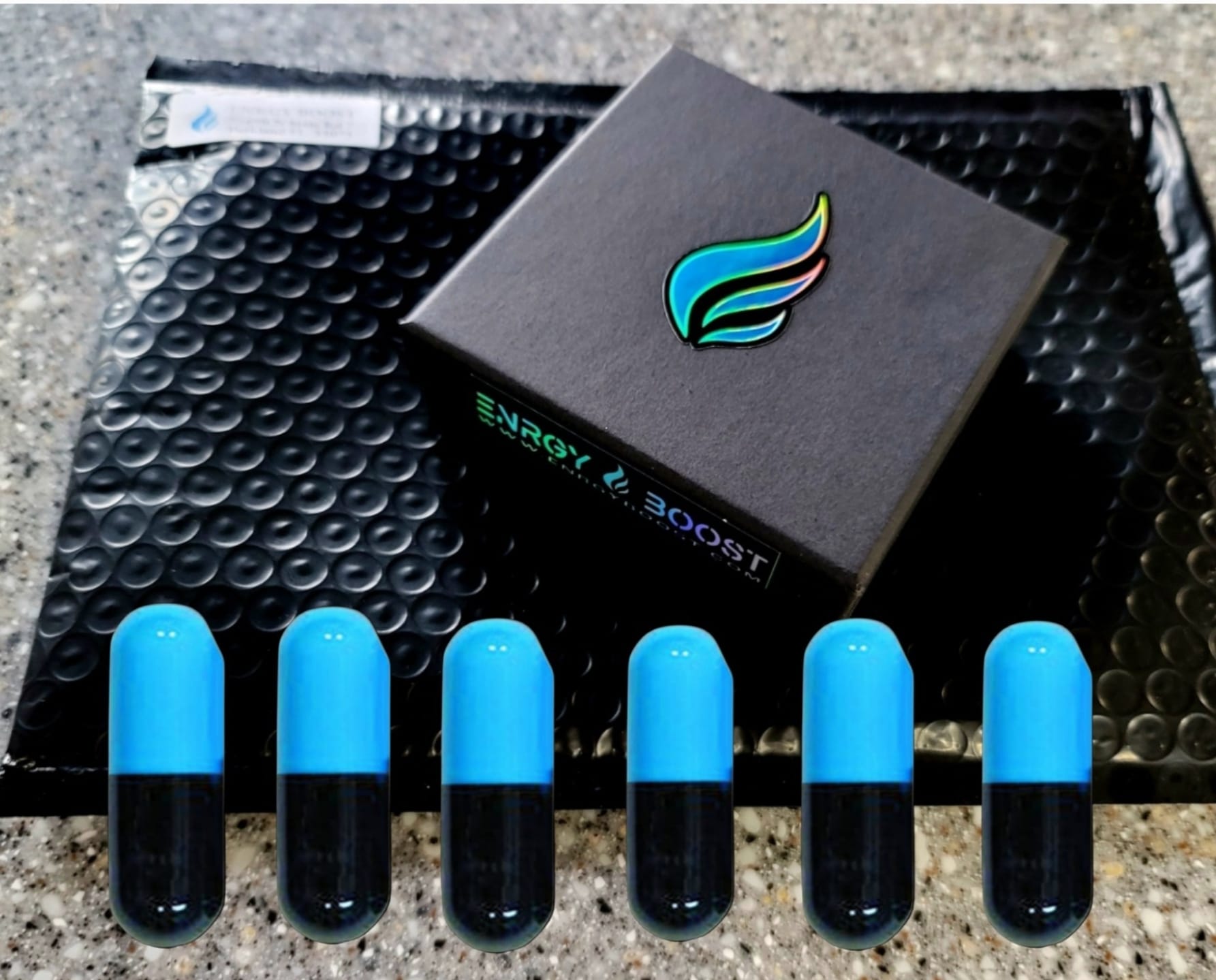 double strength  BLACK/BLUE -     6 capsules monthly