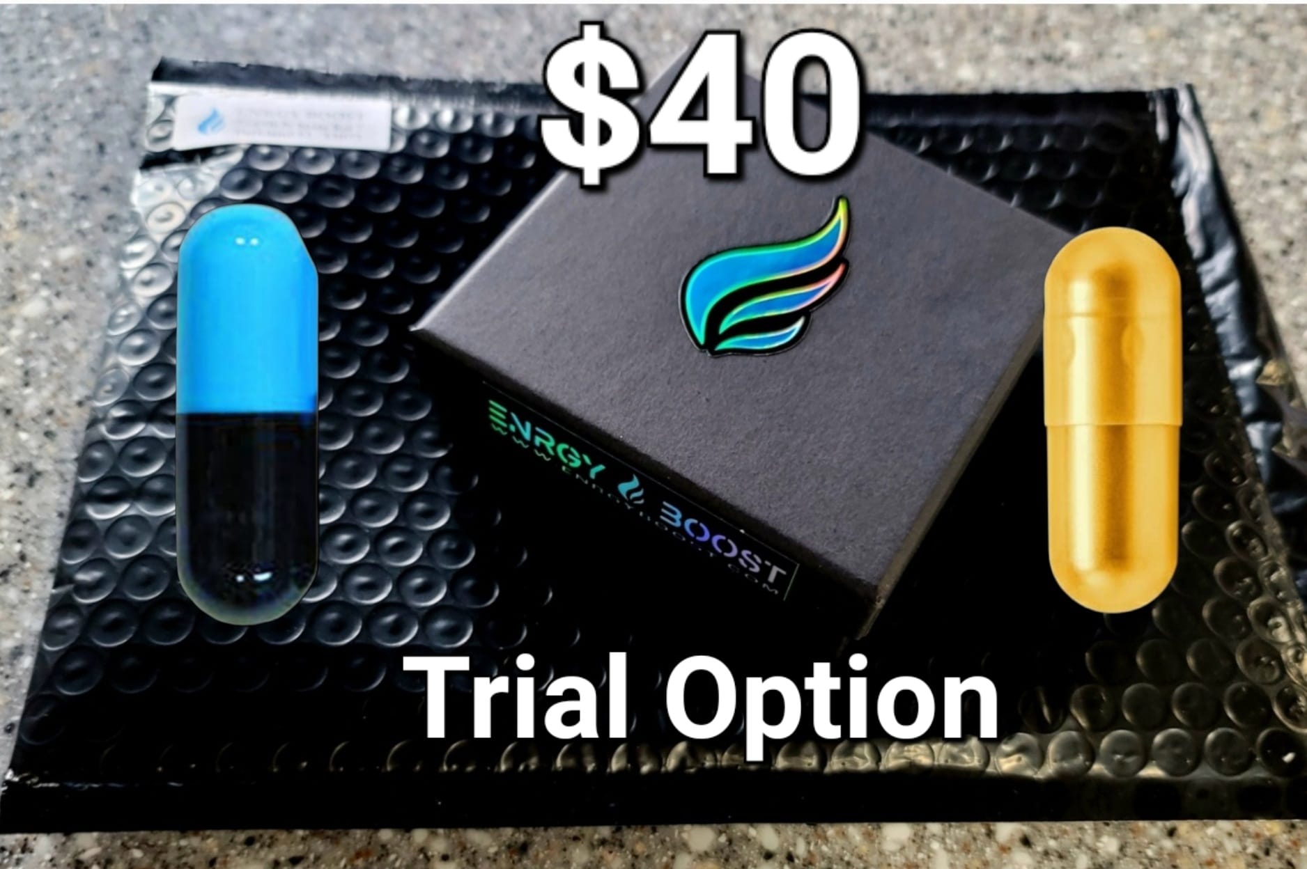 TRIAL OPTION -one time purchase          1 Blue/Black & 1 GOLD